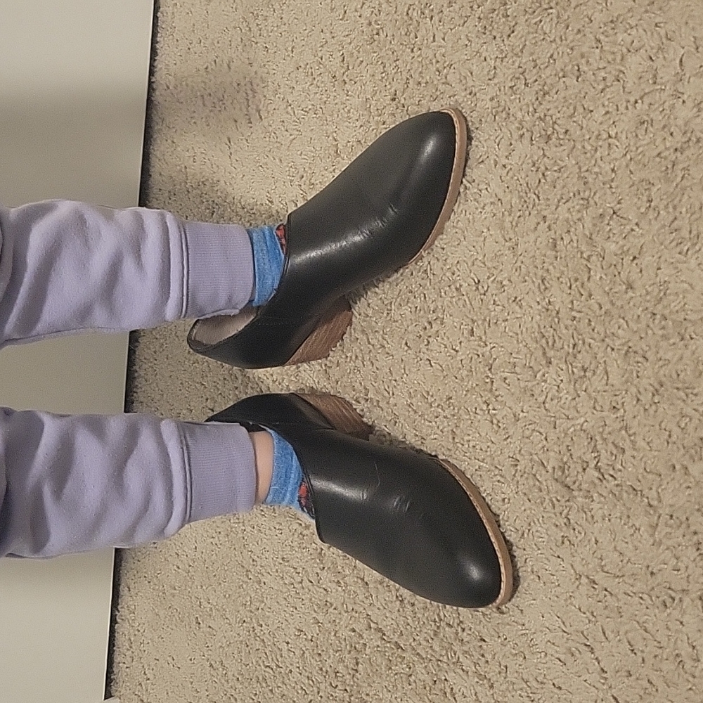 Madewell black leather shoes - Picture 7 of 7